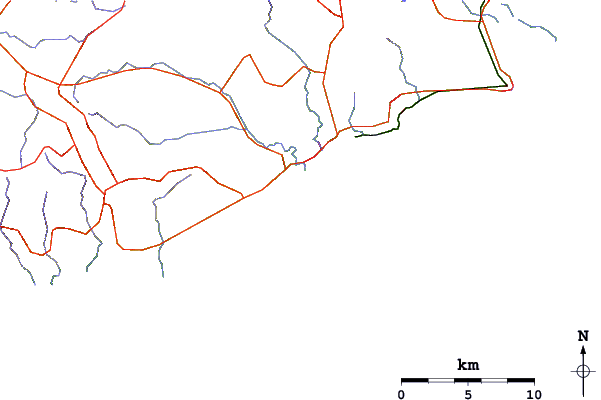 Routes et rivières à proximité Victor Harbour (Shark Alley)