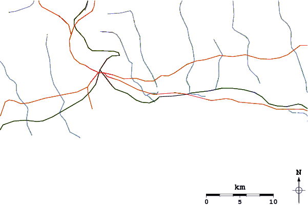 Routes et rivières à proximité Victoria Bay