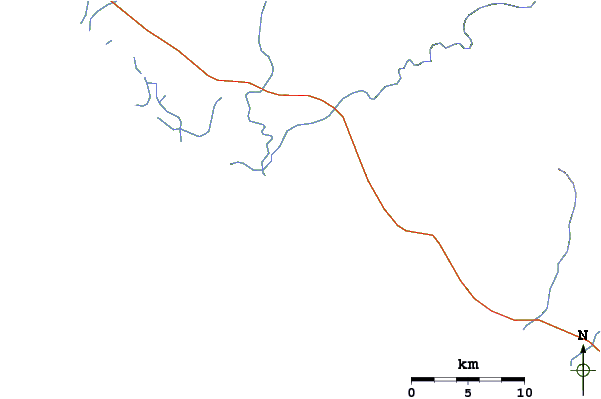 Routes et rivières à proximité Villa Bonita