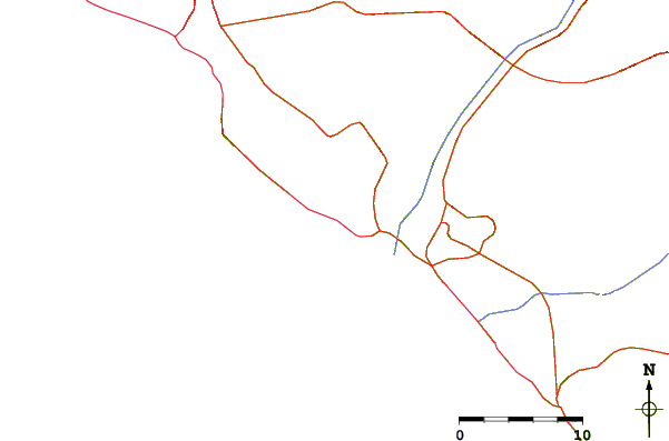 Routes et rivières à proximité Villa