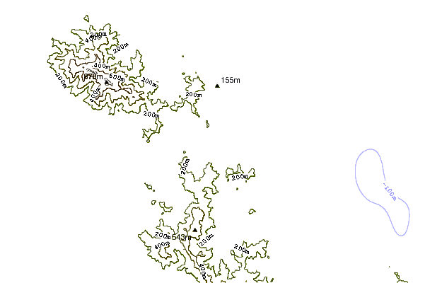 Littoral autour Waikawau Bay