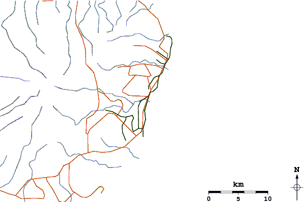 Routes et rivières à proximité Wailua/Horners