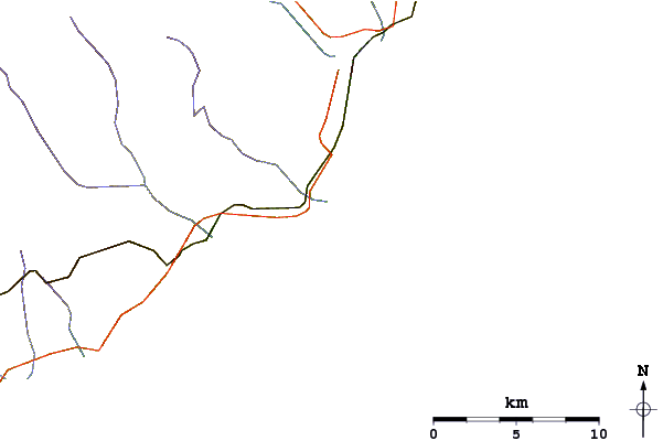 Routes et rivières à proximité White Point Beach