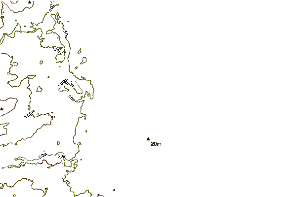 Littoral autour White Pole