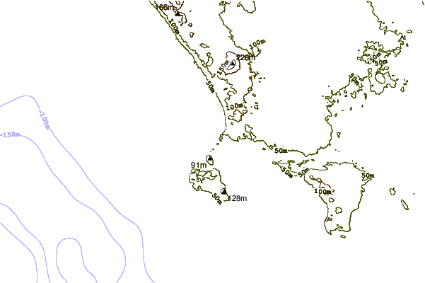 Littoral autour Whites Reef
