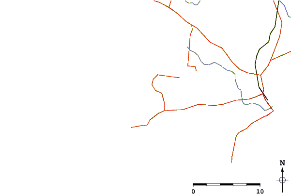 Routes et rivières à proximité Whites Reef