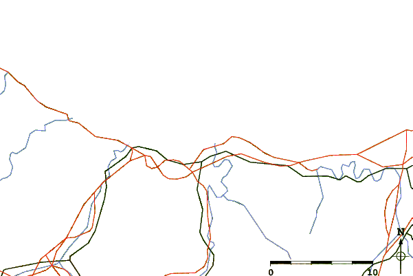 Routes et rivières à proximité Zumaya (Playa de Itxurun)