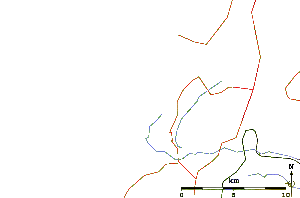 Routes et rivières à proximité Hellesto